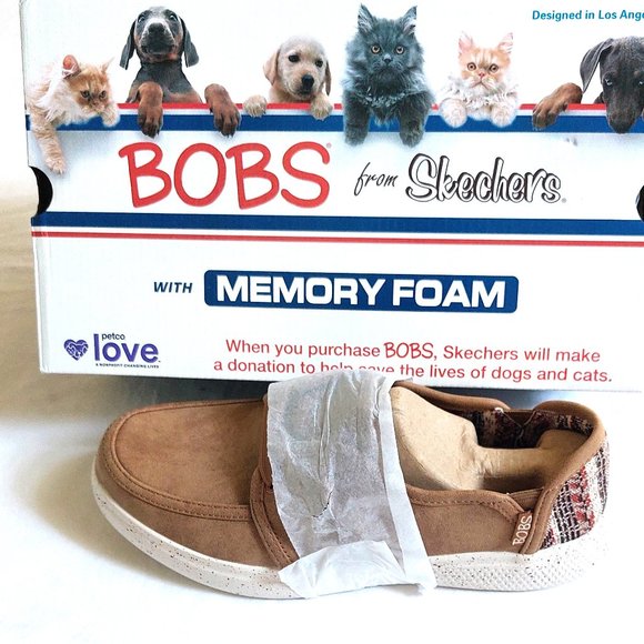 Skechers Brown Loafers with Speckled Sole - Picture 7 of 8